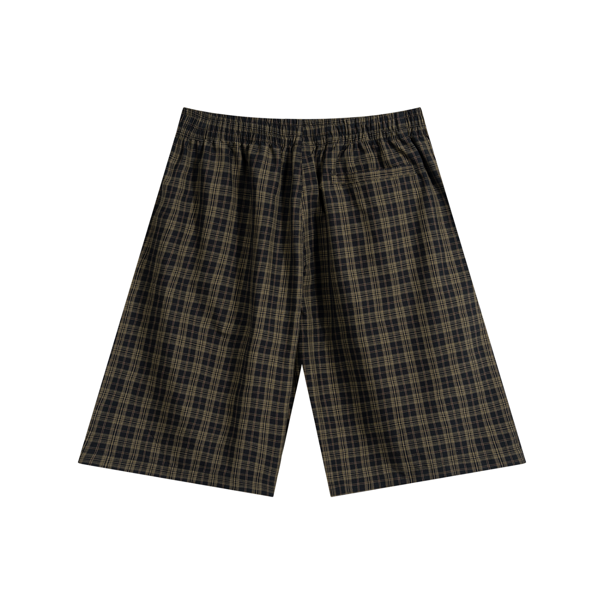 MÆDE Plaid Wide Leg Shorts