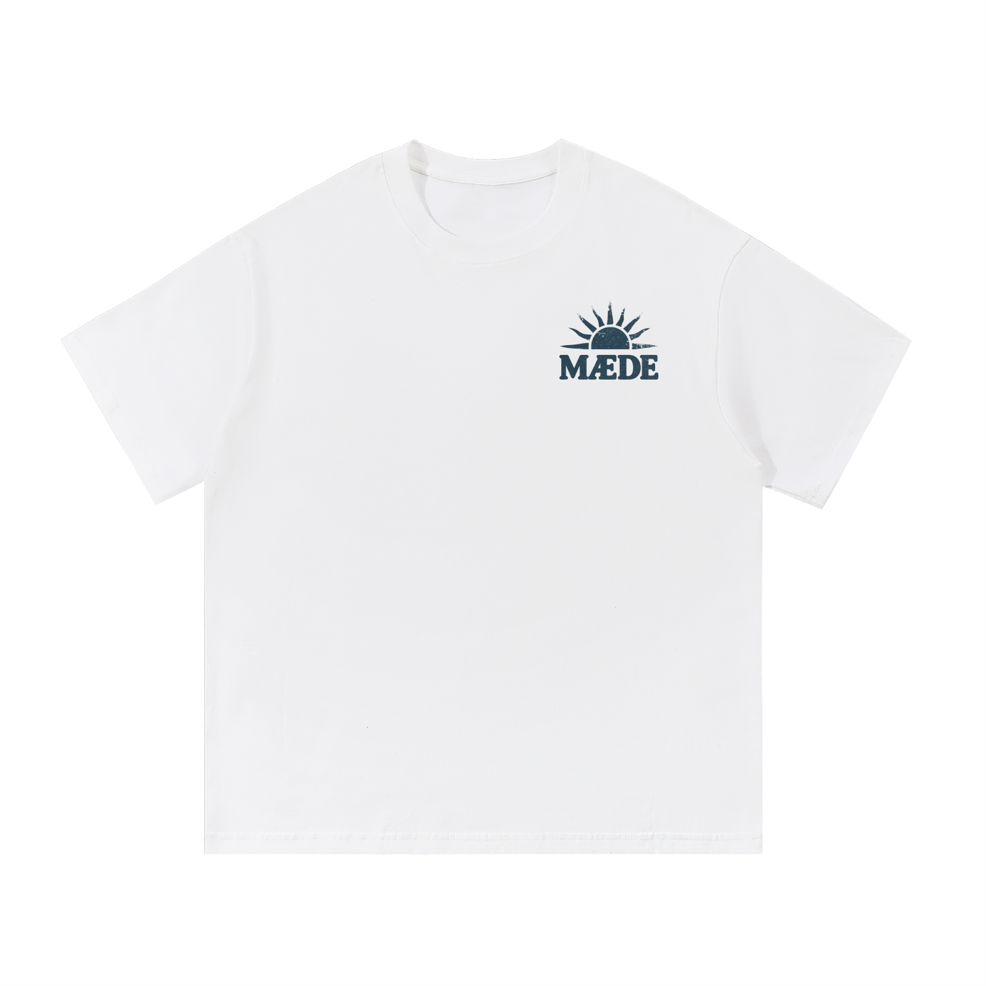 "MÆDE For The Sun" - Essential Cotton Tee (Blue)