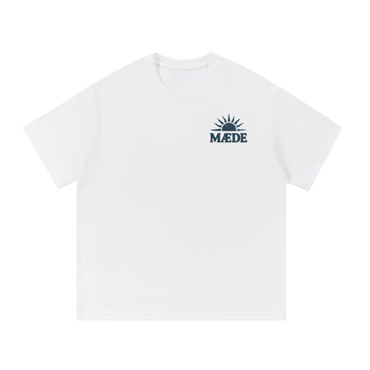 "MÆDE For The Sun" - Essential Cotton Tee (Blue)
