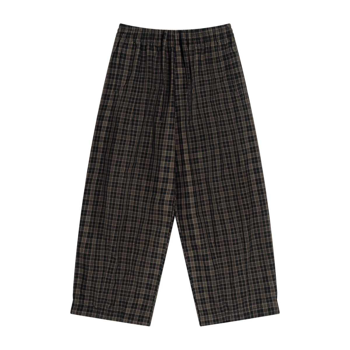 MÆDE Plaid Wide Leg Pants