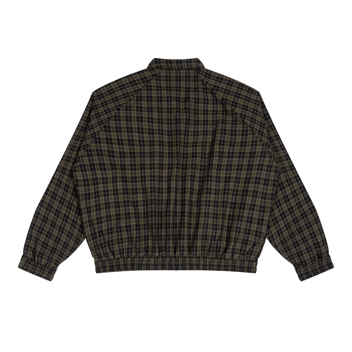 MÆDE Plaid Full-Zip Track Jacket