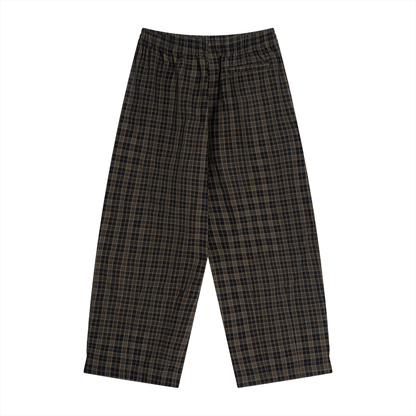 MÆDE Plaid Wide Leg Pants
