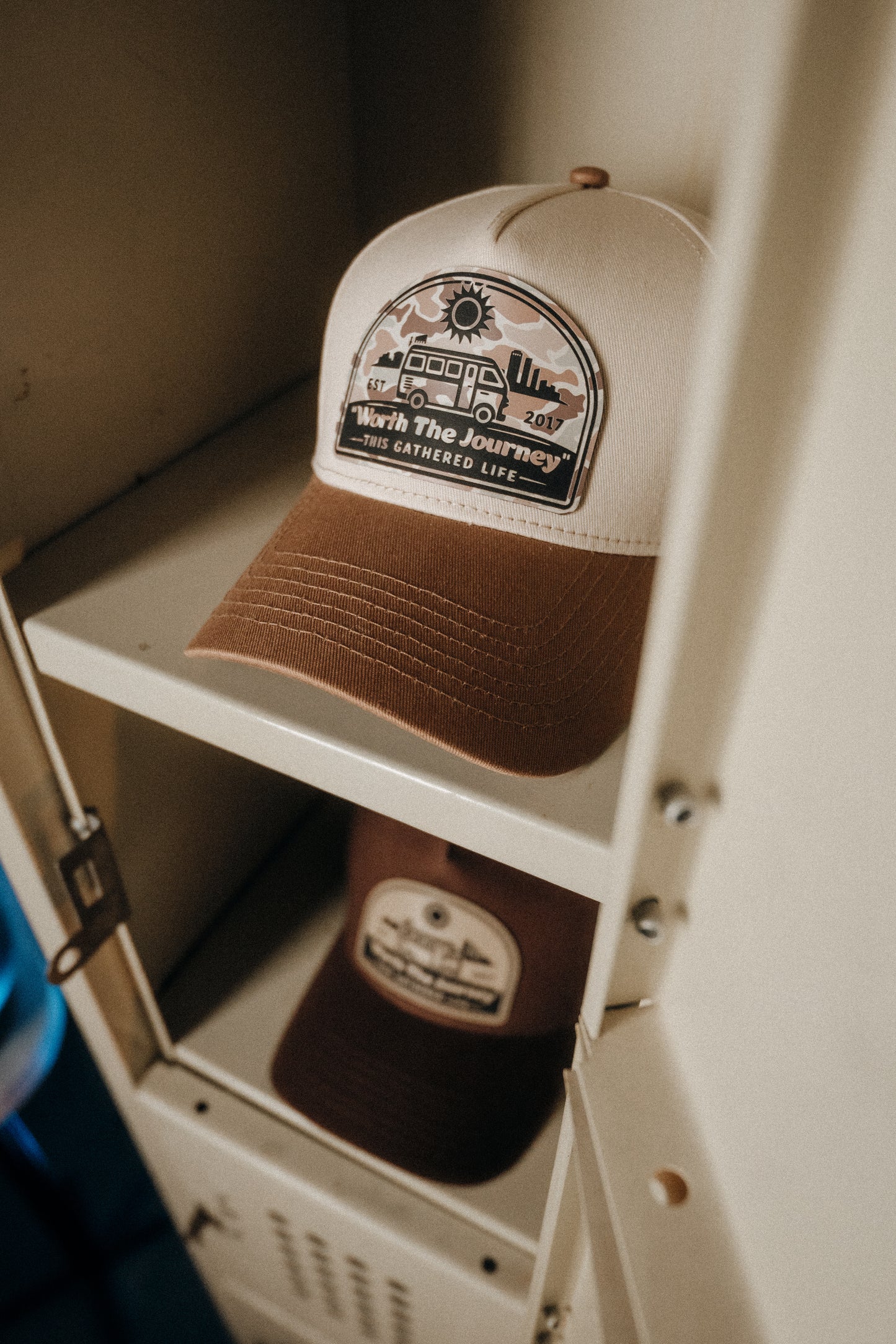 Essential Patch Cap - "Worth The Journey" // Chestnut Two Tone