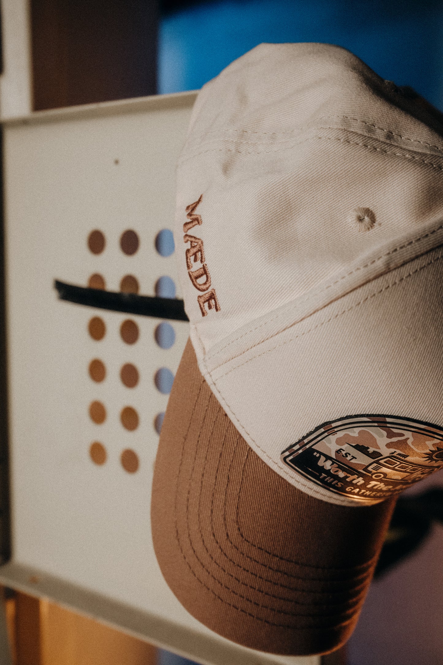 Essential Patch Cap - "Worth The Journey" // Chestnut Two Tone