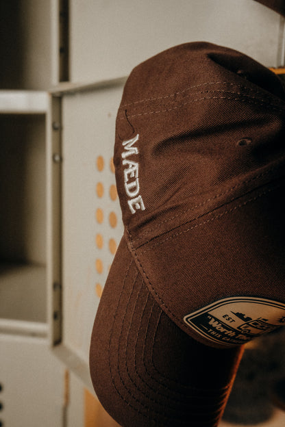Essential Patch Cap - "Worth The Journey" // Walnut