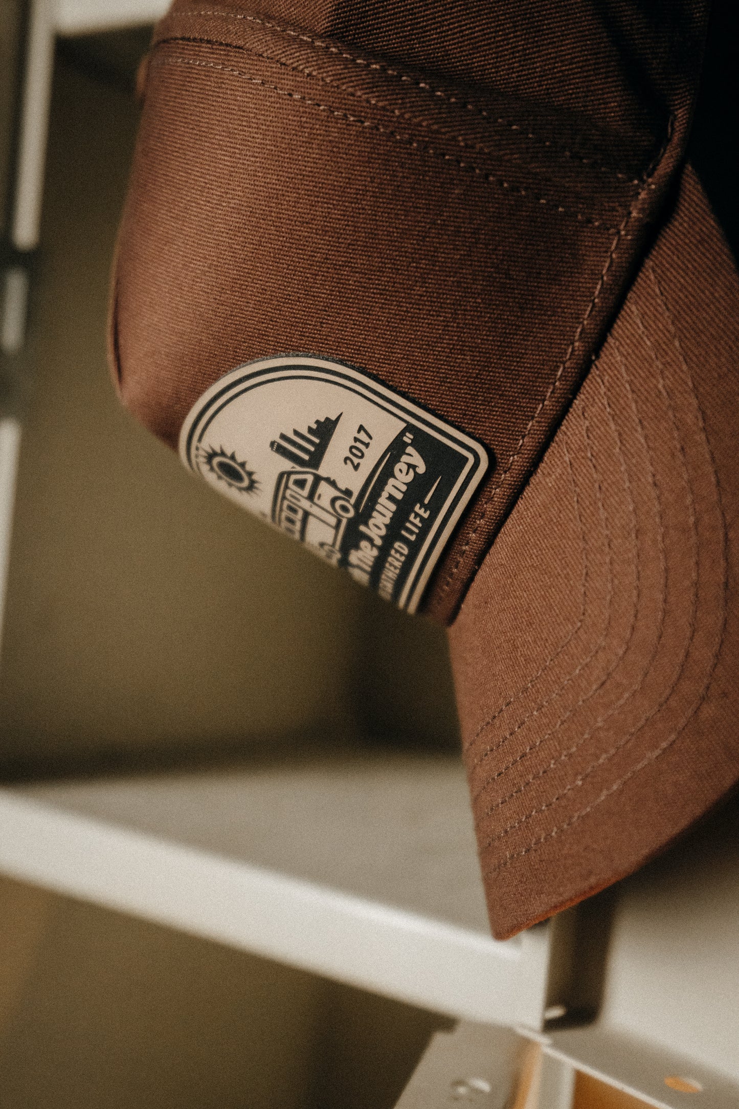 Essential Patch Cap - "Worth The Journey" // Walnut