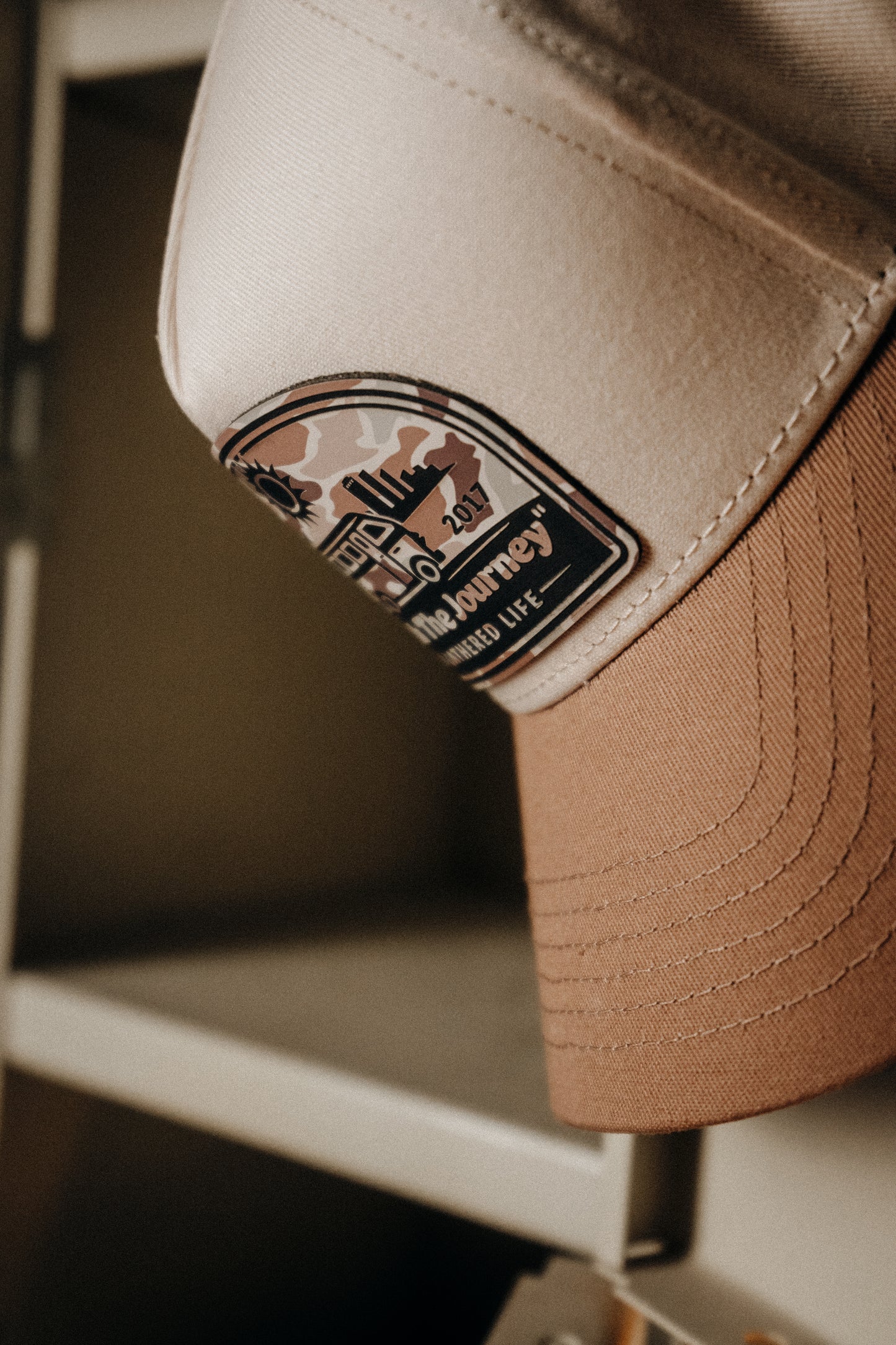 Essential Patch Cap - "Worth The Journey" // Chestnut Two Tone