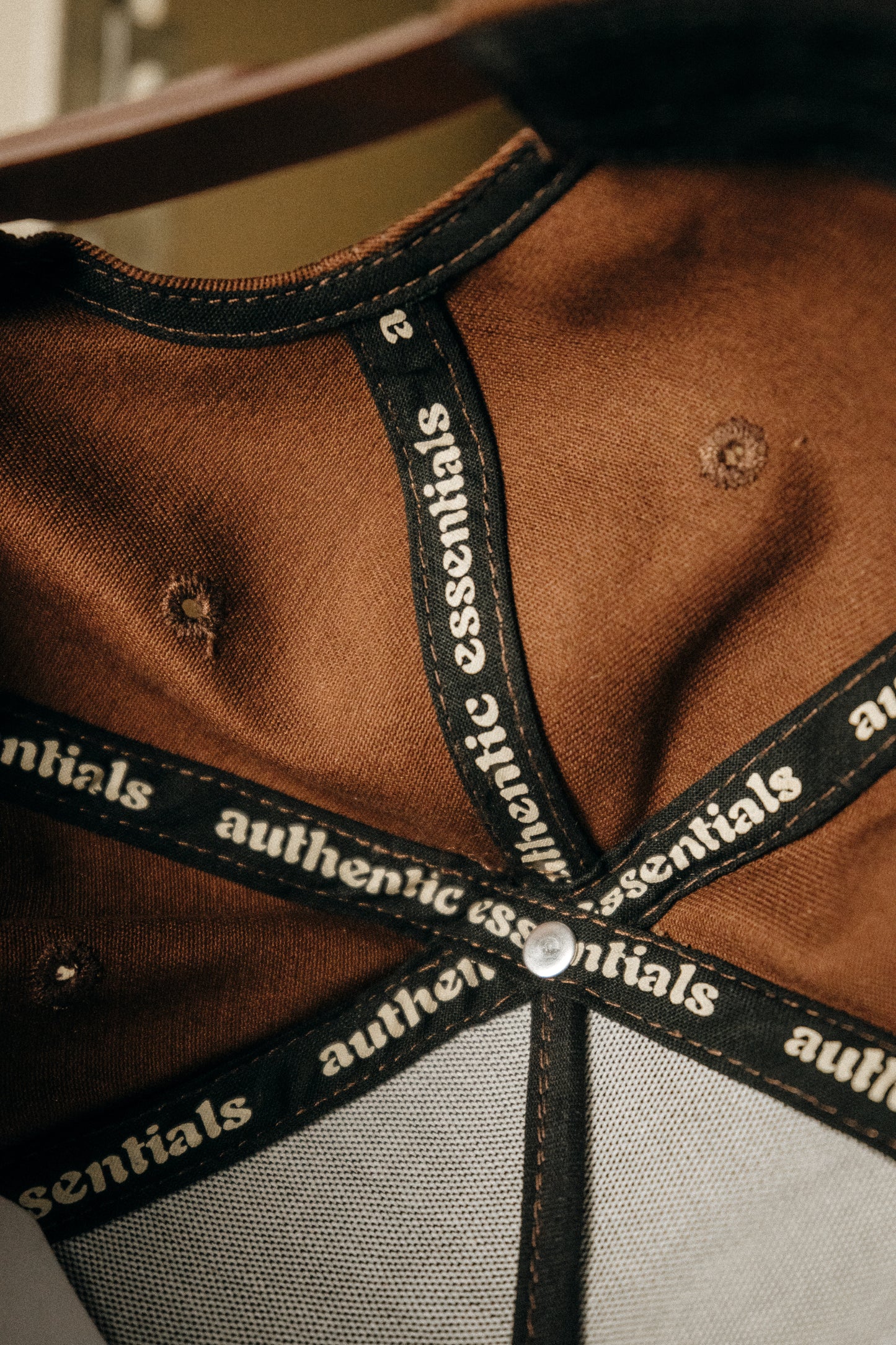 Essential Patch Cap - "Worth The Journey" // Walnut