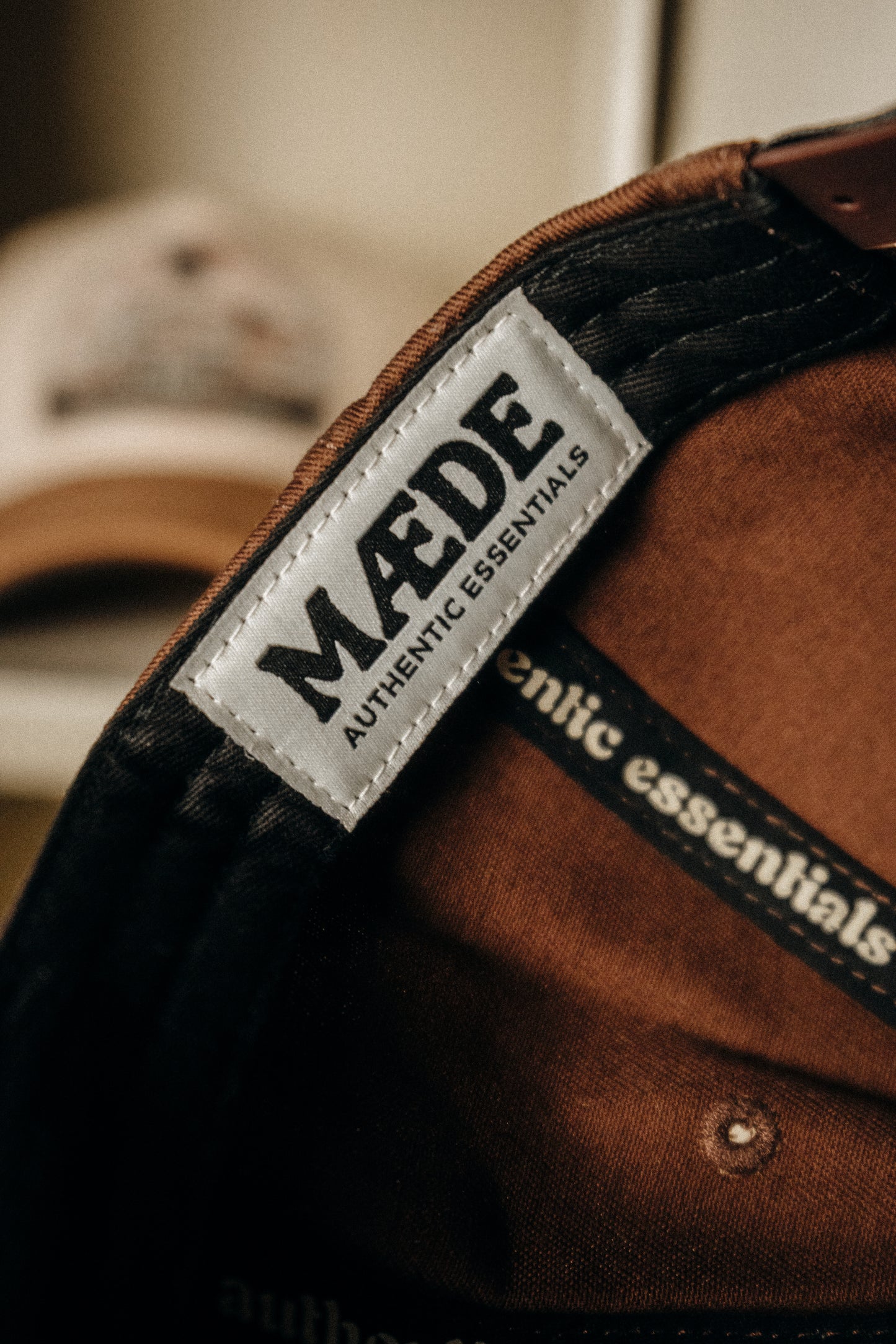Essential Patch Cap - "Worth The Journey" // Walnut