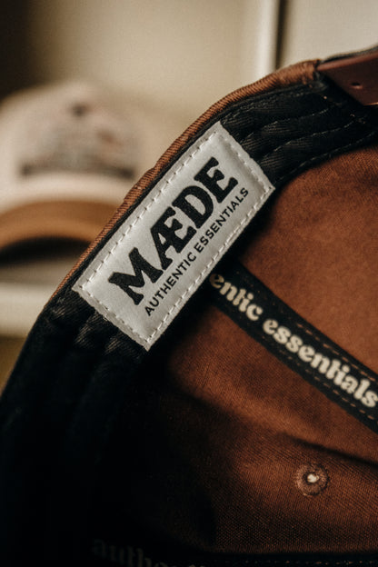 Essential Patch Cap - "Worth The Journey" // Walnut