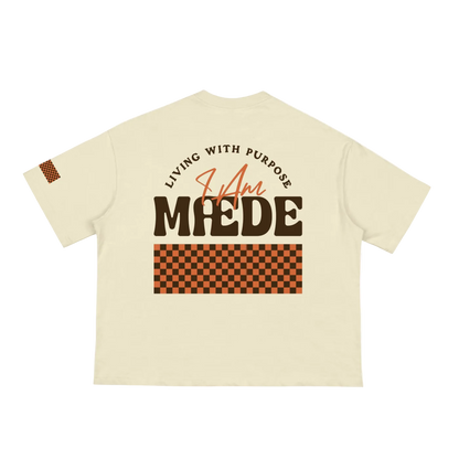 “Living With Purpose” - MÆDE Boxy Tee