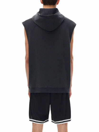 The MÆDE Washed Sleeveless Hoodie